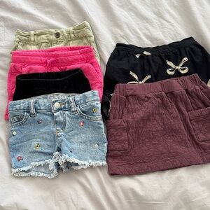 12-18 month old girls shorts and skirts bundle
